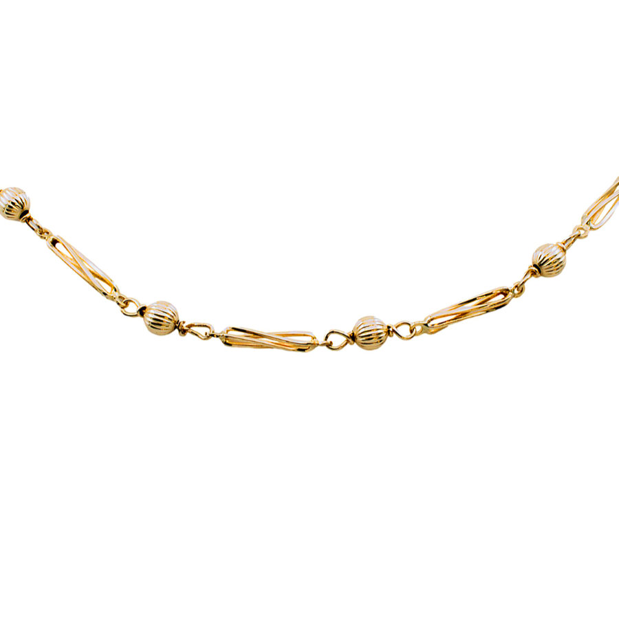 9ct gold 13.4g 21 inch unusual Chain